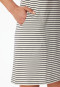 Camicia da notte a maniche corte a strisce off-white - Casual Essentials