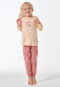 Schlafanzug lang Bündchen Animal Print lachts - Kids Nightwear