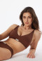 Bustier Ajourée seamless dunkelbraun - Revival Alma
