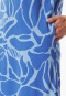 Camicia da notte a maniche corte interlock celeste - Modern Nightwear
