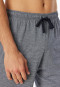 Short pyjamas with button placket striping light red - Casual Nightwear