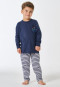 Pyjama long rayures bleu foncé - Kids Nightwear