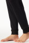 Hose lang wärmend Bündchen schwarz - Mix+Realx