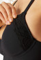 Soft-BH mit Schale Spitze schwarz - Unique Cotton