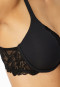 Bra with cup and underwire lace black - Unique Cotton