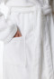 Peignoir avec capuche, 120 cm, blanc - Essentials