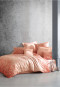 Bedding 2-piece salmon patterned - Renforcé