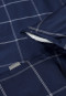 Bed linen set two-piece satin dark blue chequered - SCHIESSER Home