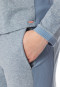 Pigiama lungo in cotone biologico blu denim - Casual Nightwear