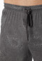 Schlafanzug lang Paisley anthrazit - Fine Interlock