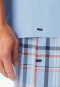 Tee-shirt manches courtes encolure en V bleu pacifique - Mix+Relax