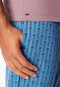 Shirt kurzarm Sweat-Qualität lila - Mix+Relax