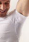 Maglietta a maniche corte con scollatura a V in bianco - Premium Cotton
