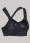 Sports bra molded cups wire-free High Support black - Active