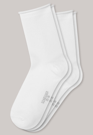 Women's socks 2-pack Micro Modal white - Long Life Softness
