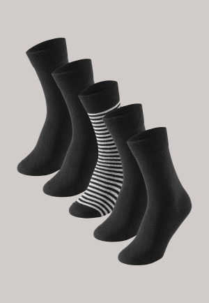 Lot de 5 paires de chaussettes pour homme « Stay Fresh » noires - Bluebird
