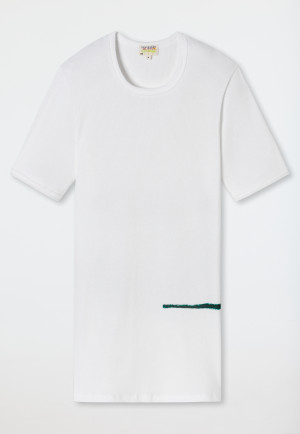 Shirt short-sleeved double rib white - Art Edition by Noah Becker