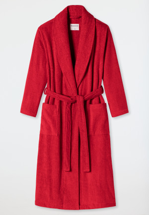 Peignoir éponge rouge - Essentials