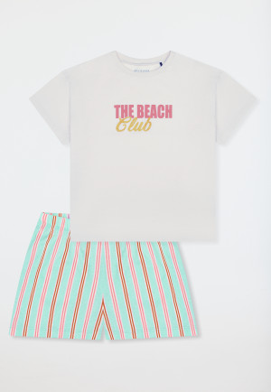 Pyjama court Beach Club pearl - Teens Nightwear