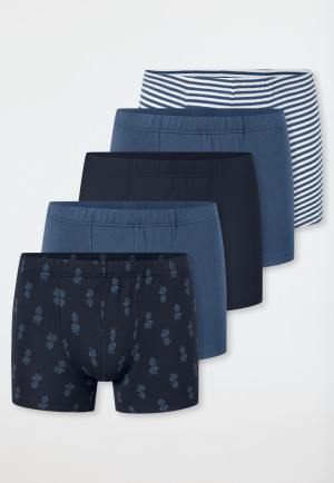 5-pack shorts striping pineapple multi-colored - 95/5