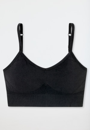 Bustier seamless coussinets amovibles noir - Casual Seamless
