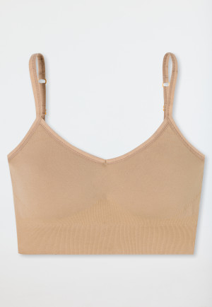 Bustier seamless herausnehmbare Pads maple - Casual Seamless