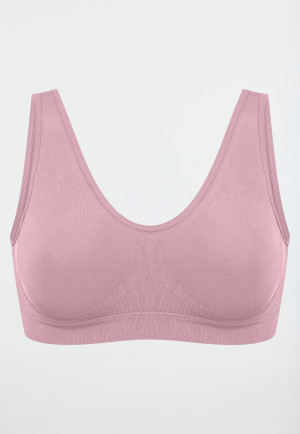 Brassière sans couture coussinets amovibles bois de rose - Classic Seamless