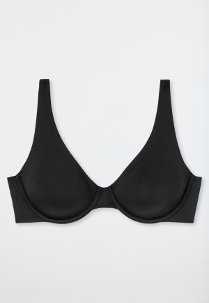 Bra with underwire Medium Support black - Unique Micro