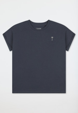 Shirt kurzarm graphit - Mix+Relax