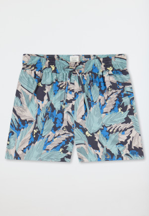 Pantaloni Lounge corti in viscosa stampata multicolore - Mix+ Relax
