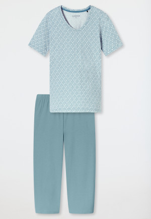 Pyjamas 3/4-long mineral - Comfort Essentials