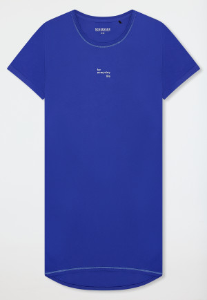 Sleep shirt short sleeve royal - Casual Essentials
