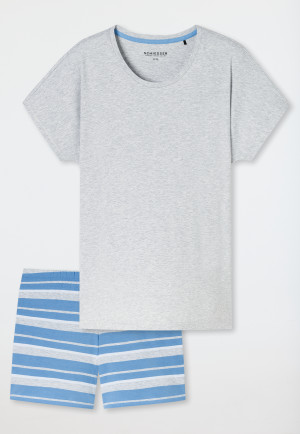 Short pyjamas light blue - Casual Essentials