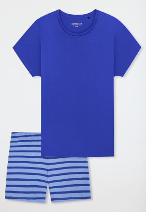 Pyjama court rayures royales - Casual Essentials