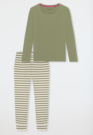 Pigiama lungo a righe - Casual Essentials