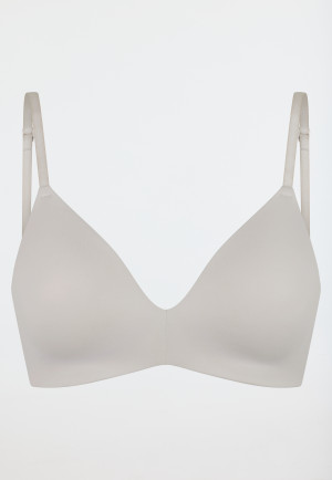 Soft-BH gepadded ohne Bügel grau-jaspe - Invisible Soft