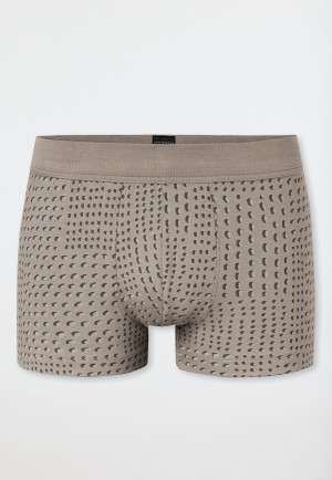 Shorts rayés clay - Fine Interlock