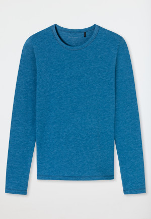 Maglietta a manica lunga unisex blu - Active