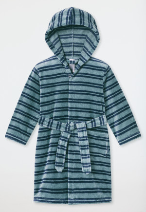 Accappatoio in velluto a strisce minerali - Nightwear bambini