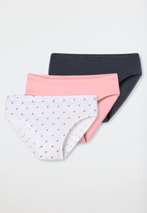 Briefs 3-pack Organic Cotton multi-colored - 95/5
