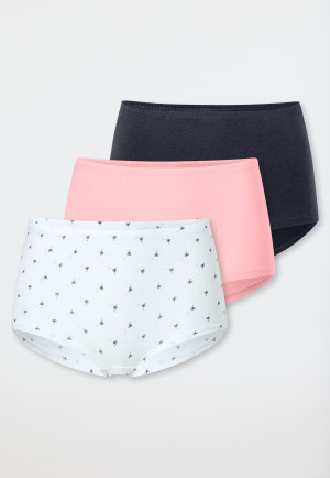Shorts 3er-Pack Organic Cotton mehrfarbig - 95/5