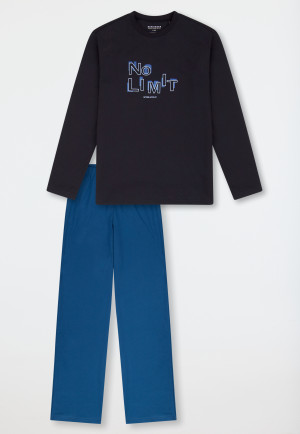 Pyjama long bleu marine - Teens Nightwear