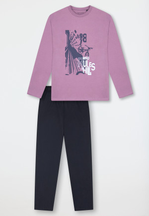Pyjama long violet - Teens Nightwear