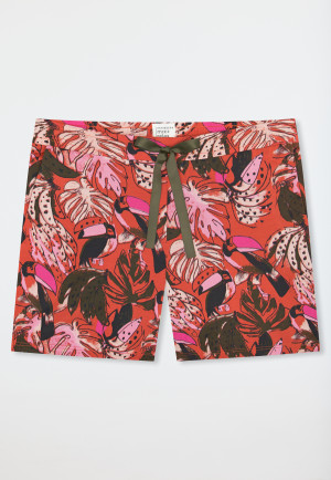 Pantaloni corti Jungle in terracotta - Mix+ Relax