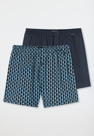 Boxer shorts 2-pack jersey plain patterned - Boxer shorts multipacks