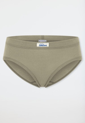 Slip slip a costine sottili giada - Revival Paula