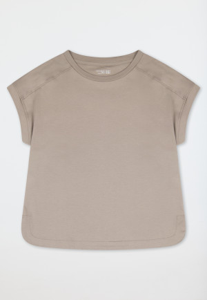 Shirt kurzarm merzerisierter Interlock clay - Mix+Relax