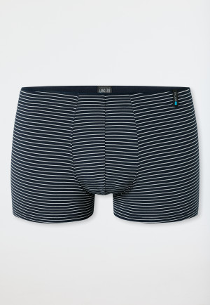 Shorts modal rayures bleu nuit - Long Life Soft