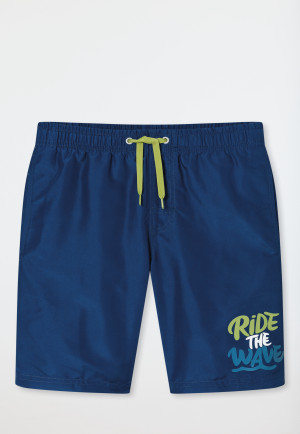 Pantaloncini da bagno in tessuto SPF40+ navy - Aqua