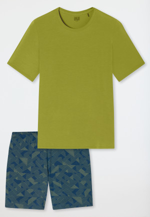 Pigiama corto verde erba - Long Life Soft